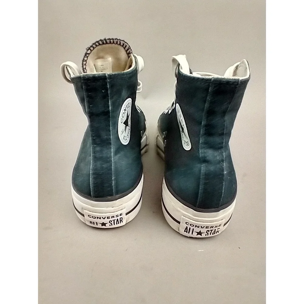 Converse Chuck Taylor All Star Platform High Top Black Sneakers Womens 8.5 - Picture 4 of 14